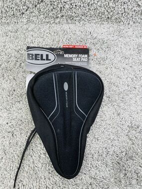 Bell Bicycle Bike Memory Foam Seat Pad Ultra Soft Ergonomic Channel Anti-Slip